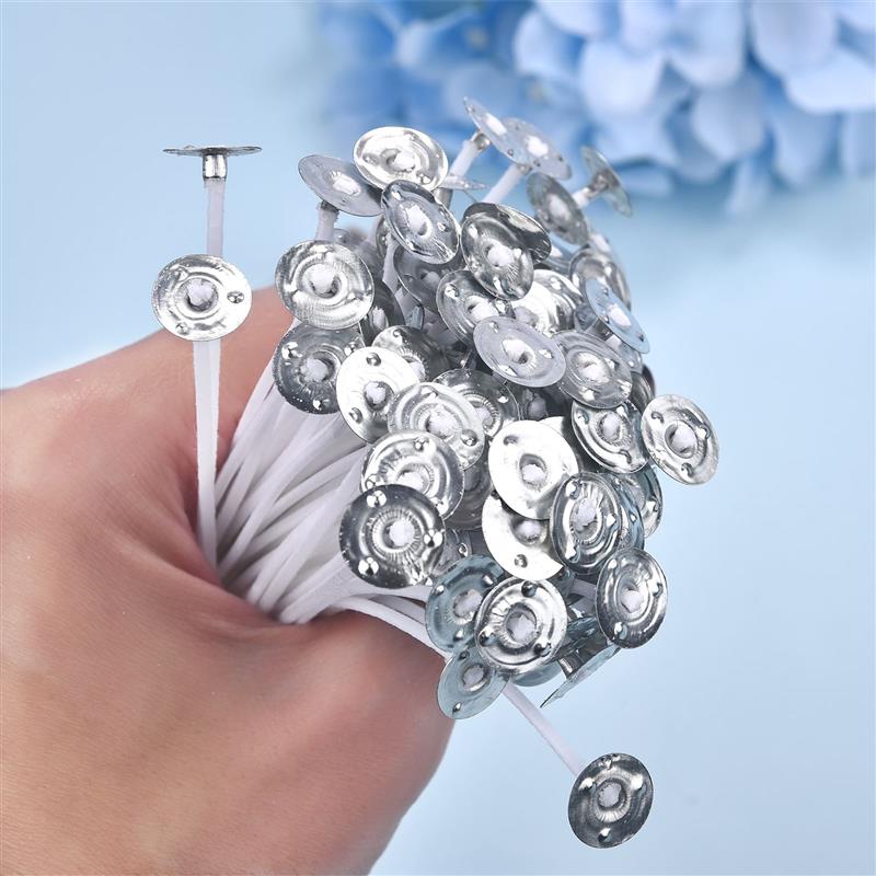 100pcs Smokeless Candle Wicks  - đánh giá và giá Cotton Wick Pre Tabbed