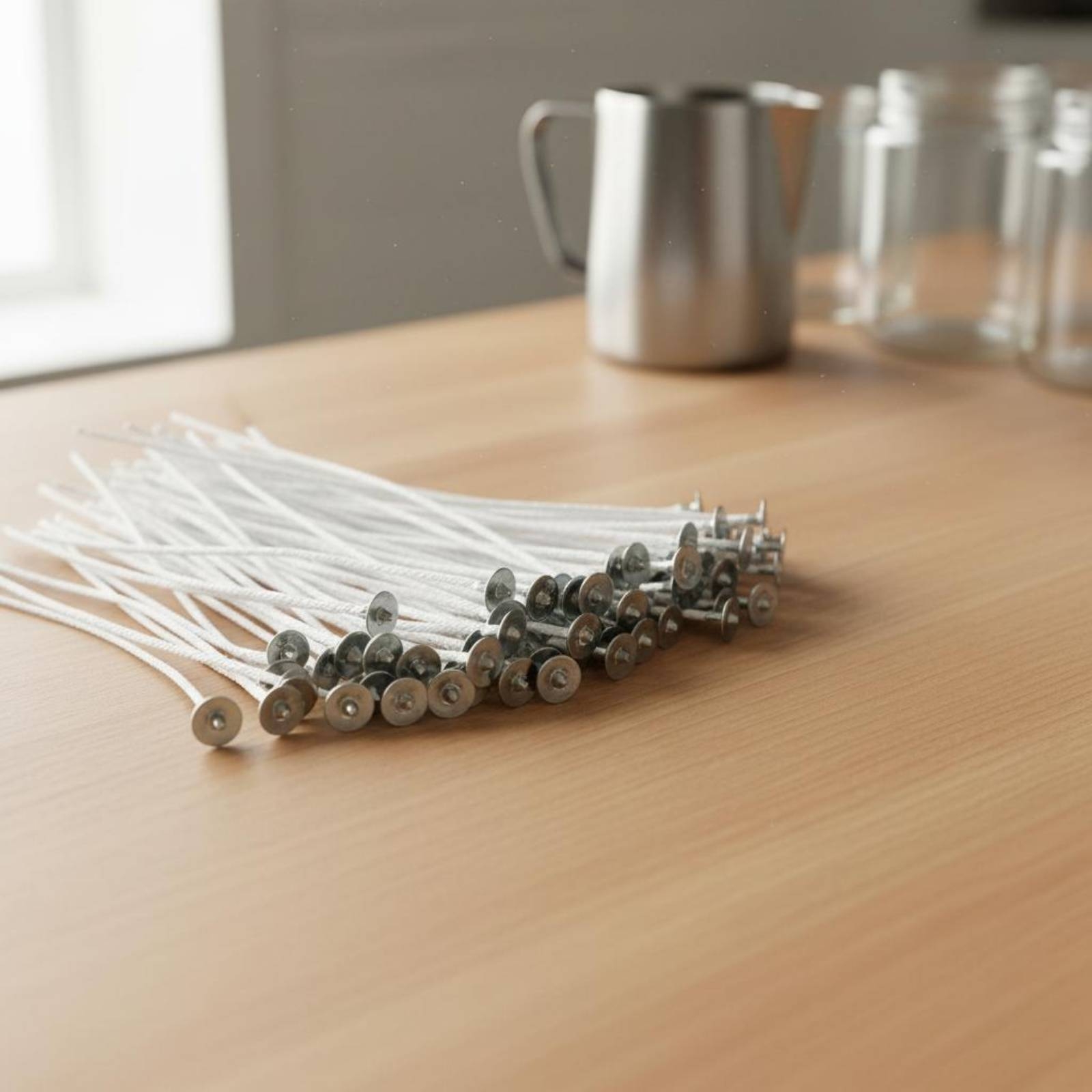 50 Pieces Cotton Candle Wicks  - đánh giá và giá Cotton Wick Pre Tabbed