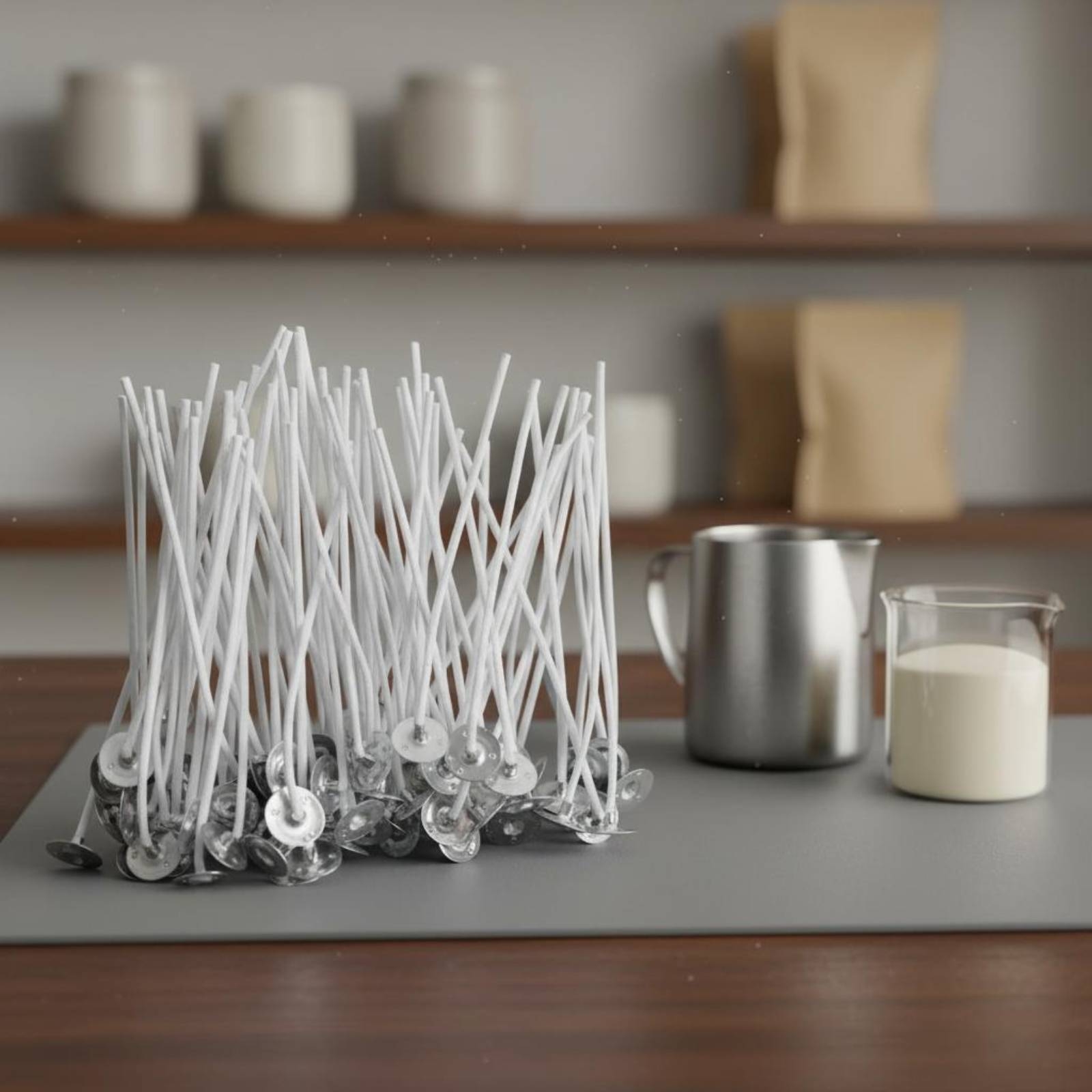 50 Pieces Cotton Candle Wicks  - đánh giá và giá Cotton Wick Pre Tabbed
