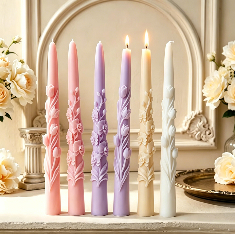 Long Pole Flower Taper Candle  - đánh giá và giá Candle Making Experience