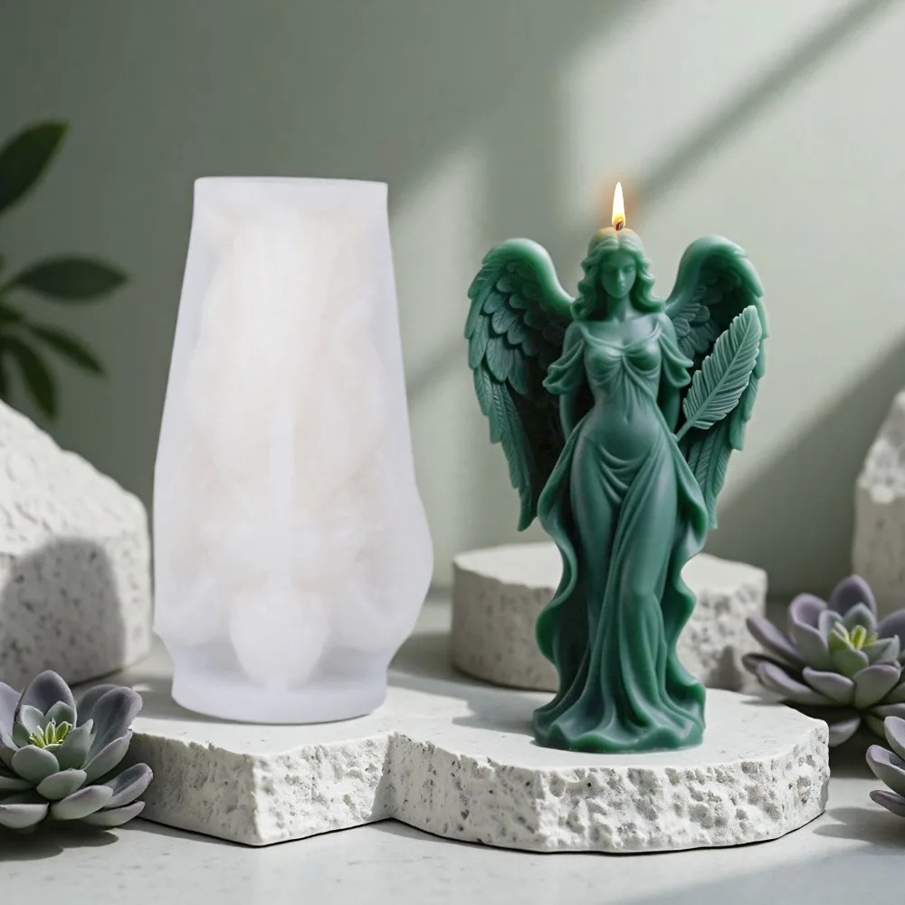 Wings Goddess Scented Silicone - đánh giá và giá Candle Making Experience