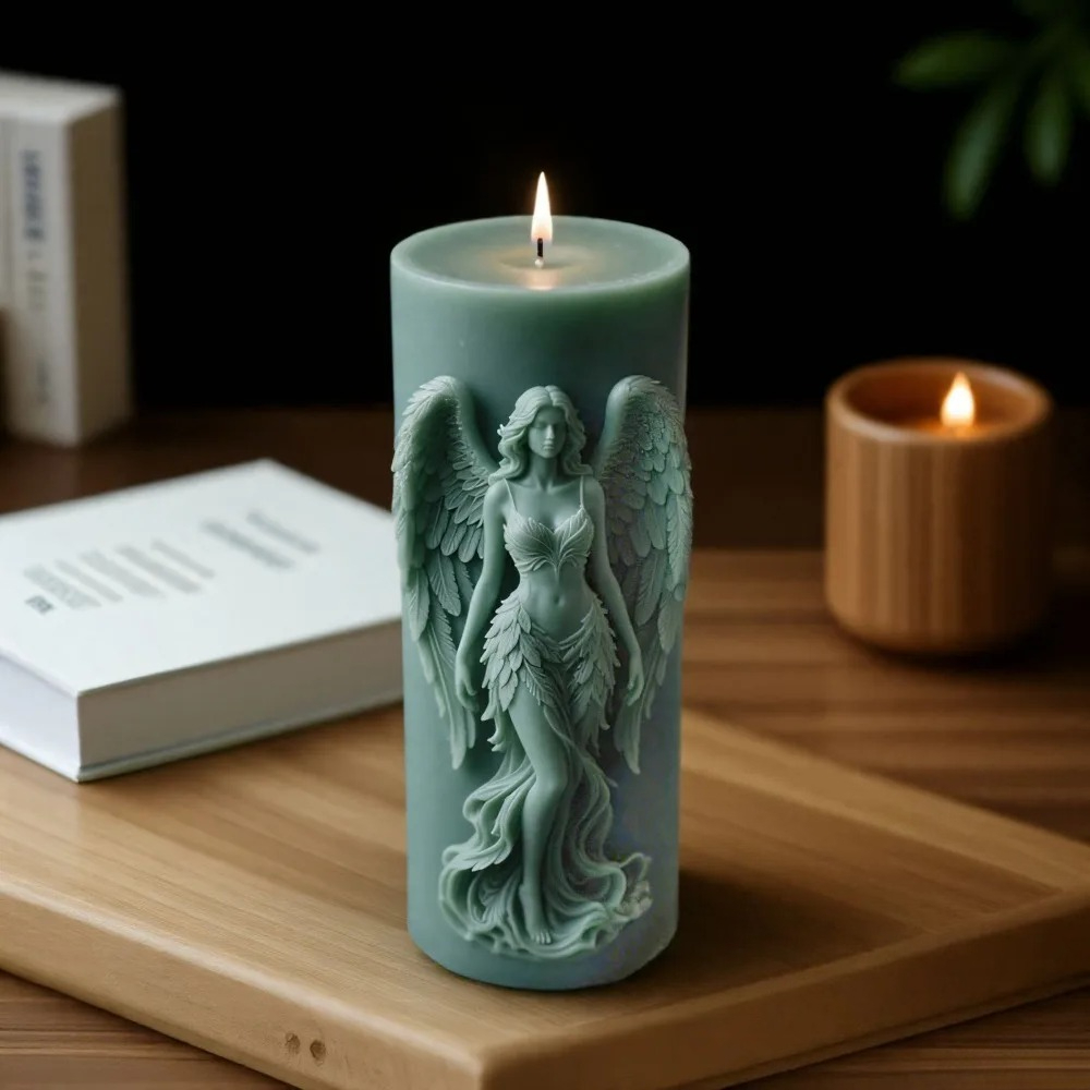 Wings Goddess Scented Silicone - đánh giá và giá Candle Making Experience