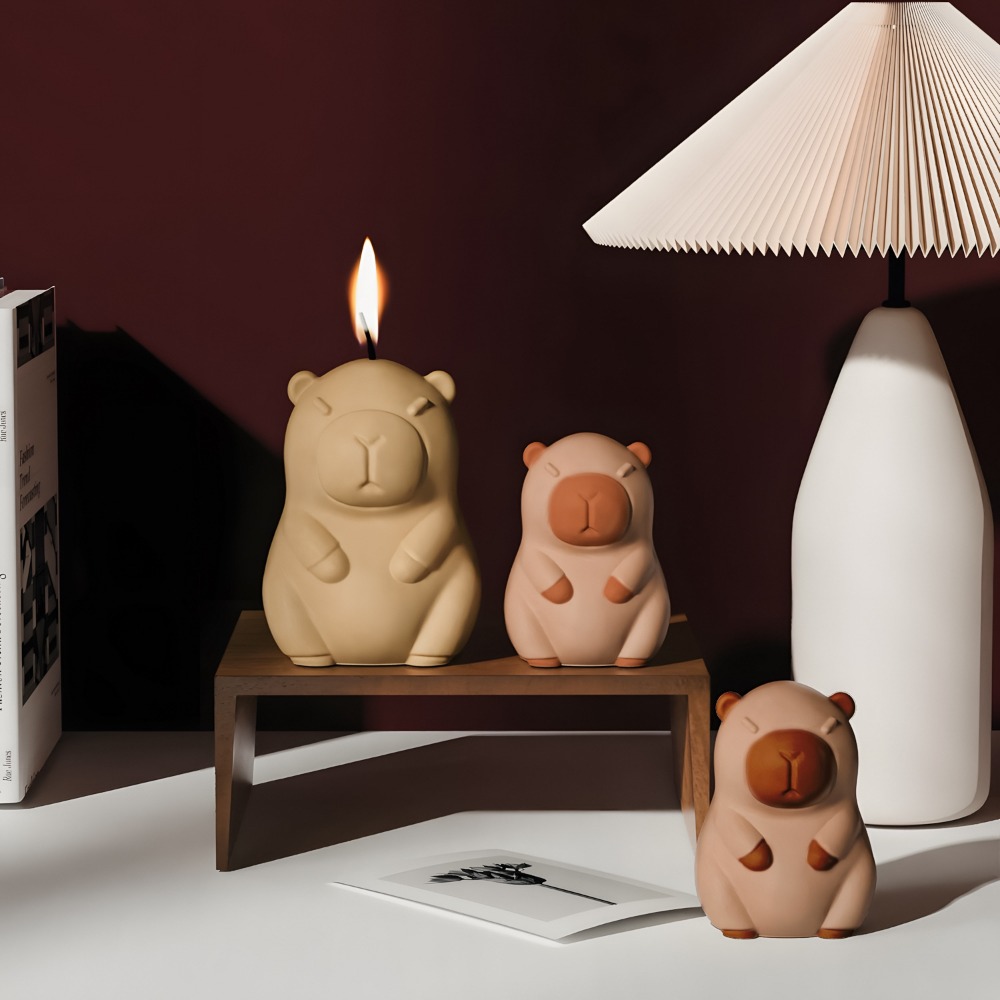 Standing Capybara Scent Candle - đánh giá và giá Candle Making Experience