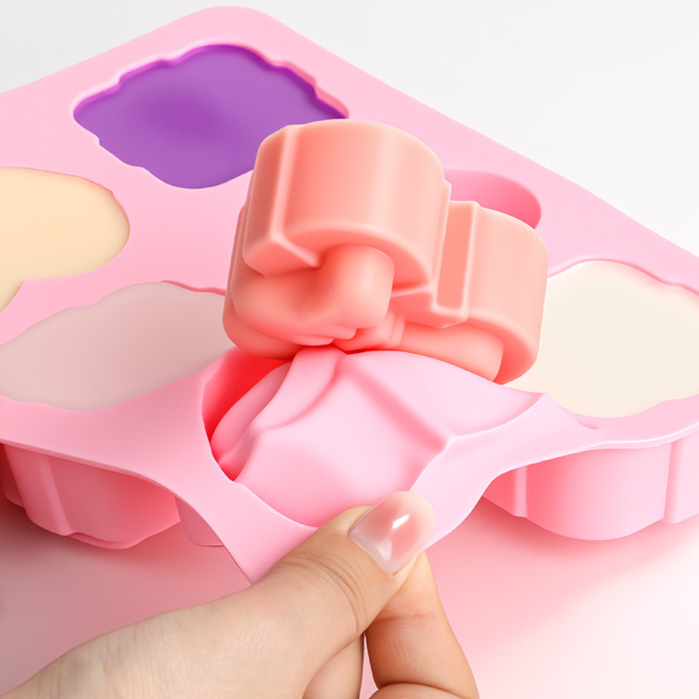 Square Heart Shape Silicone Mo - đánh giá và giá Candle Making Experience