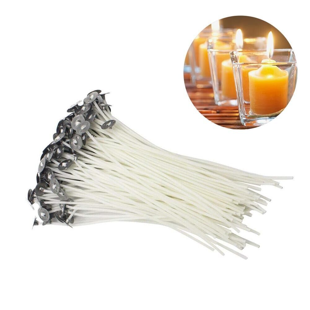 Candle Wicks 6 Inch Cotton Cor - đánh giá và giá Cotton Wick Pre Tabbed