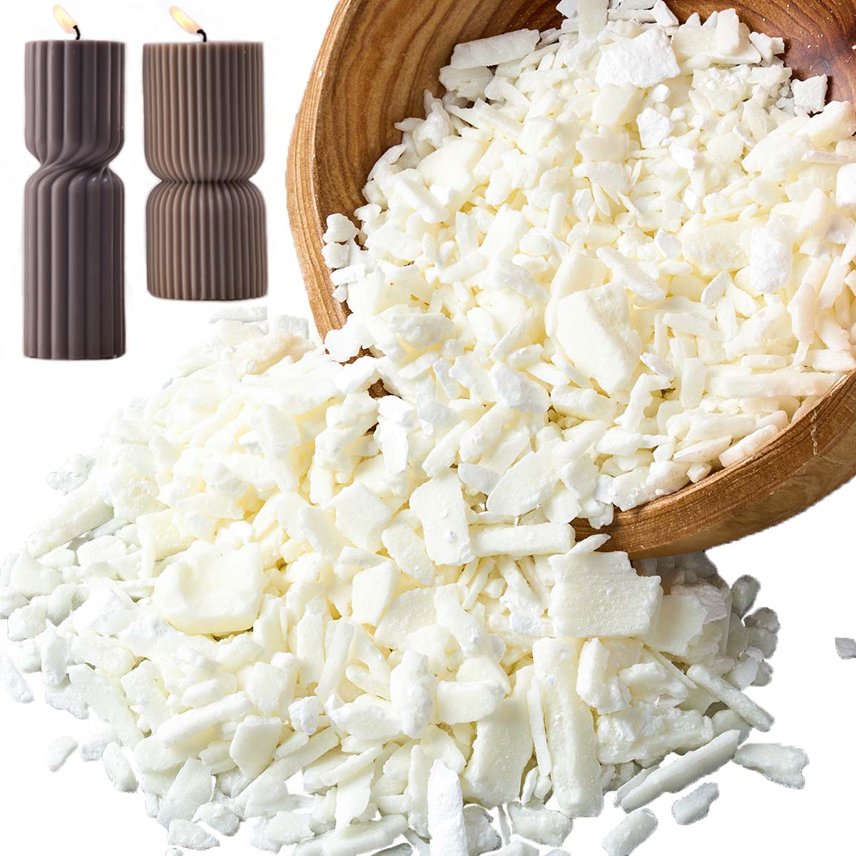1 Pounds Pure White Soy Wax Fo - đánh giá và giá Candle Making Experience