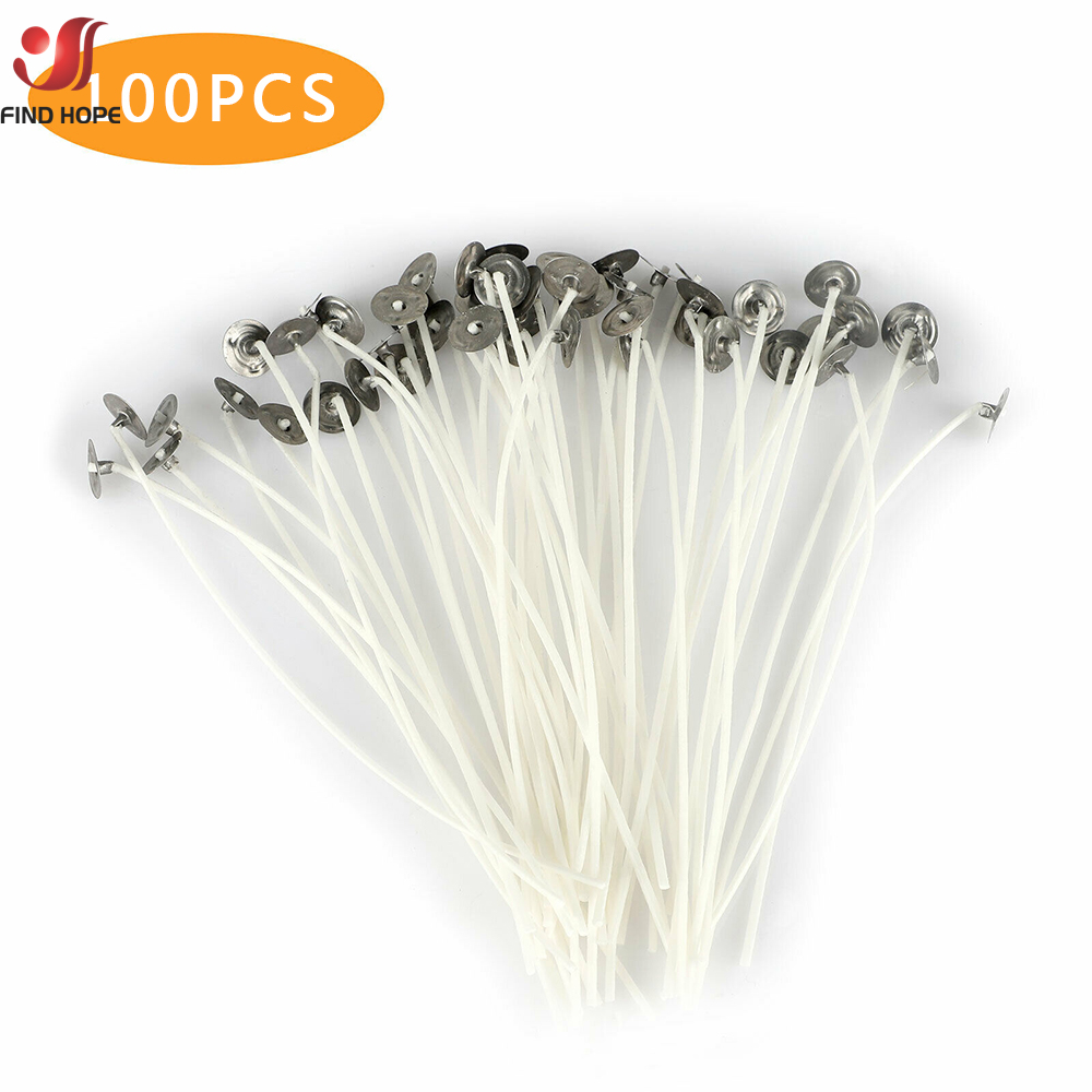 100PCS/bag Smokeless Candle Wi - đánh giá và giá Cotton Wick Pre Tabbed