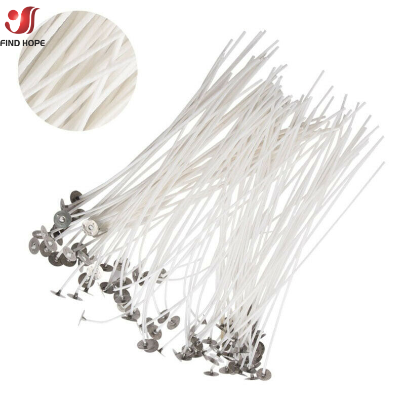 100PCS/bag Smokeless Candle Wi - đánh giá và giá Cotton Wick Pre Tabbed