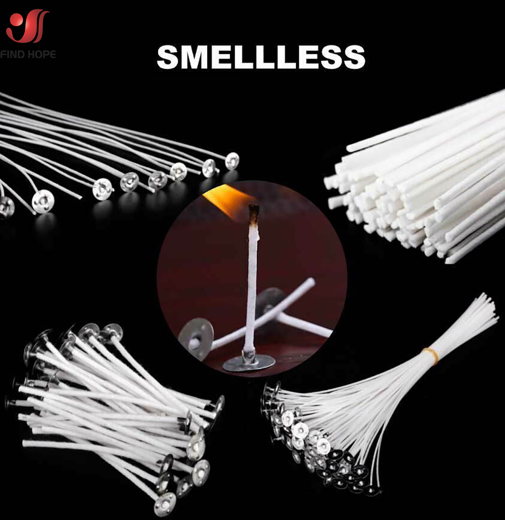 100pcs Smokeless Candle Wicks  - đánh giá và giá Cotton Wick Pre Tabbed
