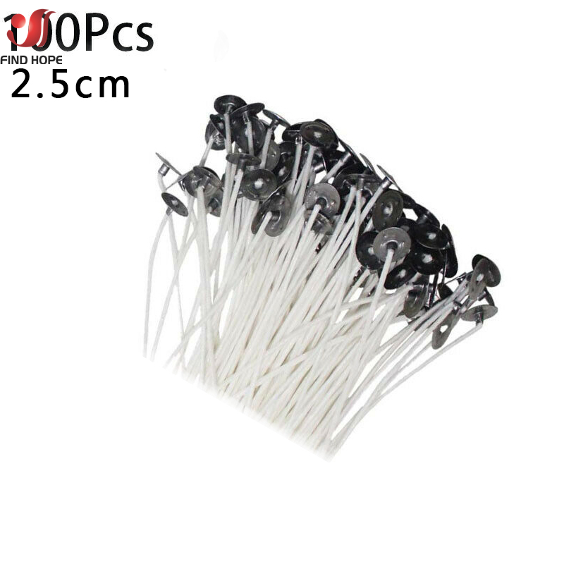 100pcs Smokeless Candle Wicks  - đánh giá và giá Cotton Wick Pre Tabbed