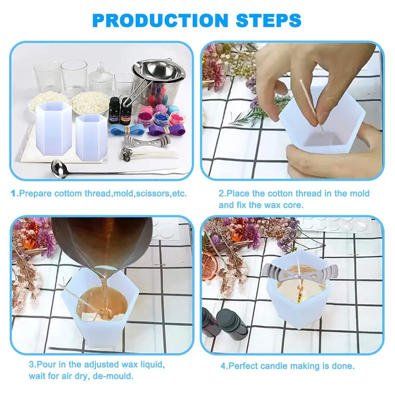 Xi Lanh Nến Silicon Khuôn Nhựa - đánh giá và giá Candle Making Experience