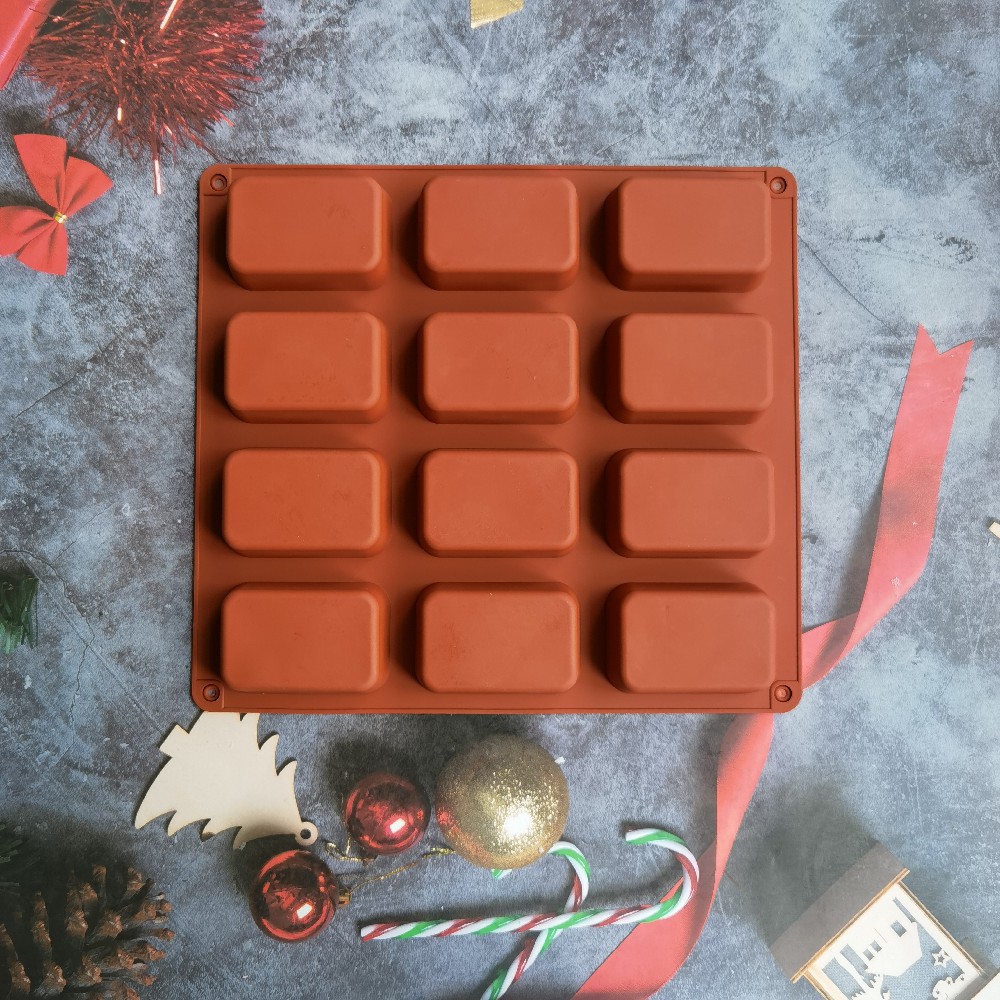 12 Cavity Square Silicone Soap - đánh giá và giá Candle Making Experience