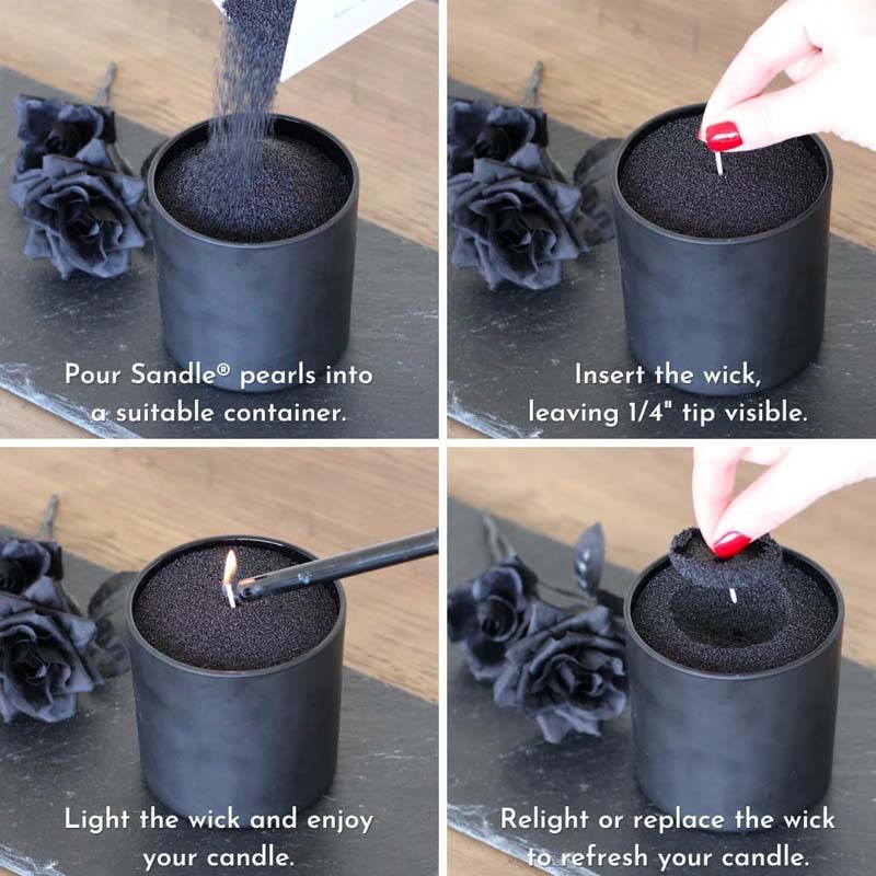 Black Candle Sand with Wick, 2 - đánh giá và giá Candle Making Experience